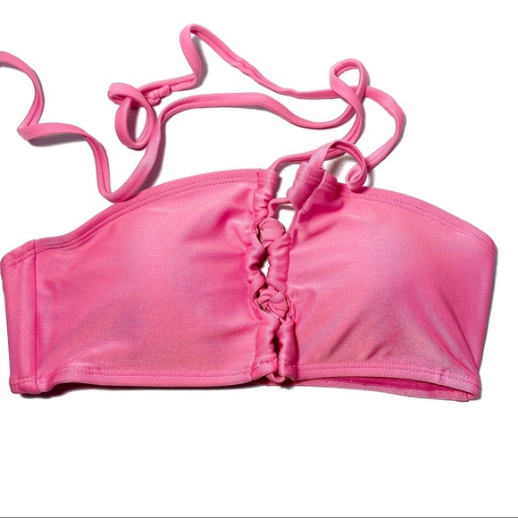 Aeropostale Bikini Top M Halter High-Neck - Picture 4 of 8